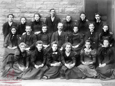 Aberaman Board School staff, 1894