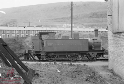 3595 at the sheds Abercynon