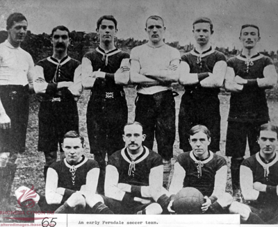 An early Ferndale soccer team