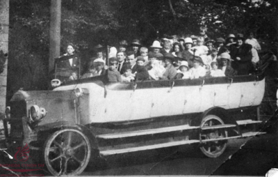 Charabanc outing on one of Phillips Coaches of