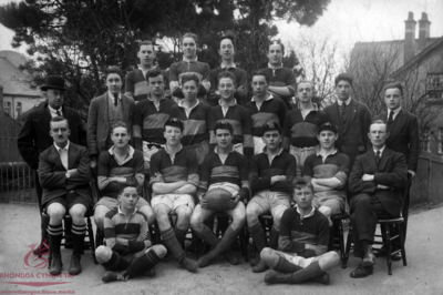 Aberdare Boys County School rugby team circa 1924
