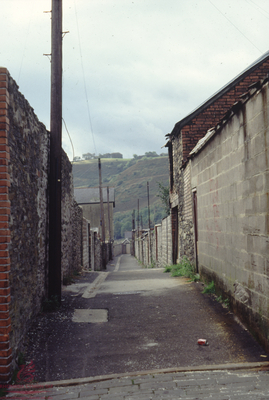 Back alley in Penrhiwceiber