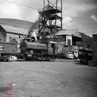  Steam loco at Navigation Colliery