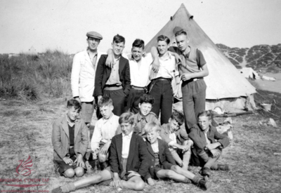 Aberaman YMCA summer camp at Porthcawl, circa 1938