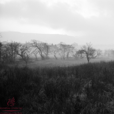 A misty day on the path from Rhigos to Penderyn -
