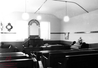Interior of Ebenezer Welsh Presbytarian Church
