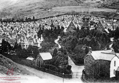 Treorchy Cemetery, Circa 1900