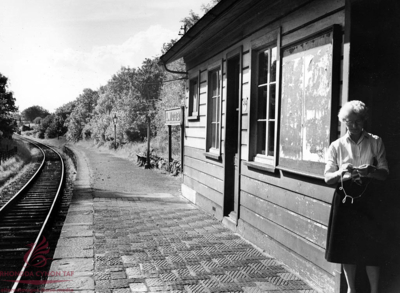 Between trains at Llwydcoed Station