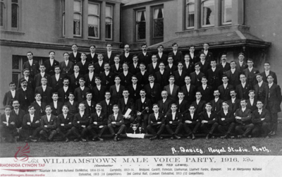 Williams Town Male Voice Party 1916